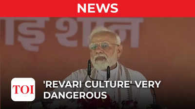 PM Narendra Modi cautions people against 'revari' culture