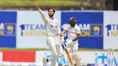 SL vs PAK 1st Test: Shaheen Shah Afridi claims 4 wickets as Pakistan bowl out Sri Lanka for 222