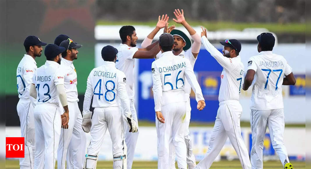 1st Test, Day 1: Sri Lanka hit back after Shaheen Afridi’s four-for | Cricket News – Times of India