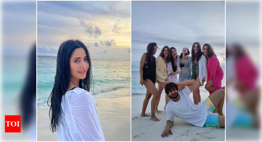 Katrina Kaif drops glimpse of her beach birthday party with her girlfriends – Times of India