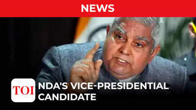 West Bengal Governor Jagdeep Dhankhar is NDA's vice-presidential candidate
