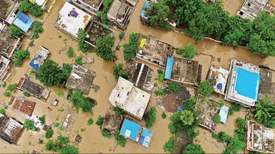 Telangana CM K Chandrashekar Rao’s aerial survey of flood-hit areas today