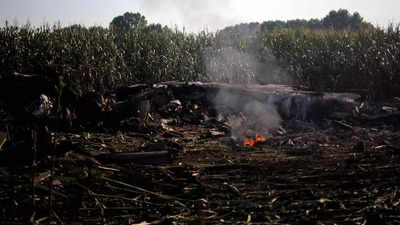 Crew members killed in Ukraine cargo plane crash in northern Greece