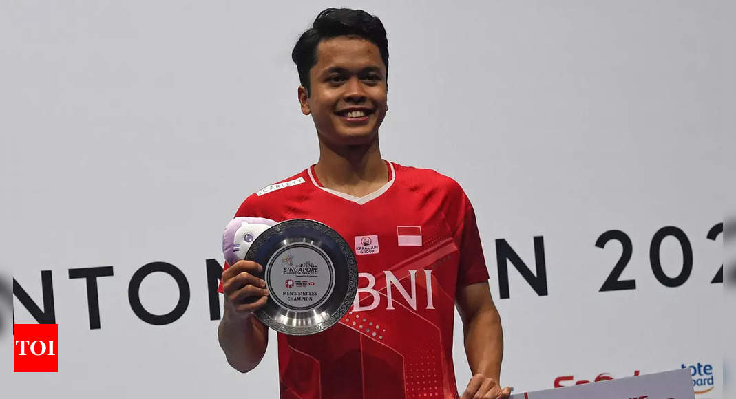 Emotional Ginting ends stoop to win Singapore Open | Badminton Information