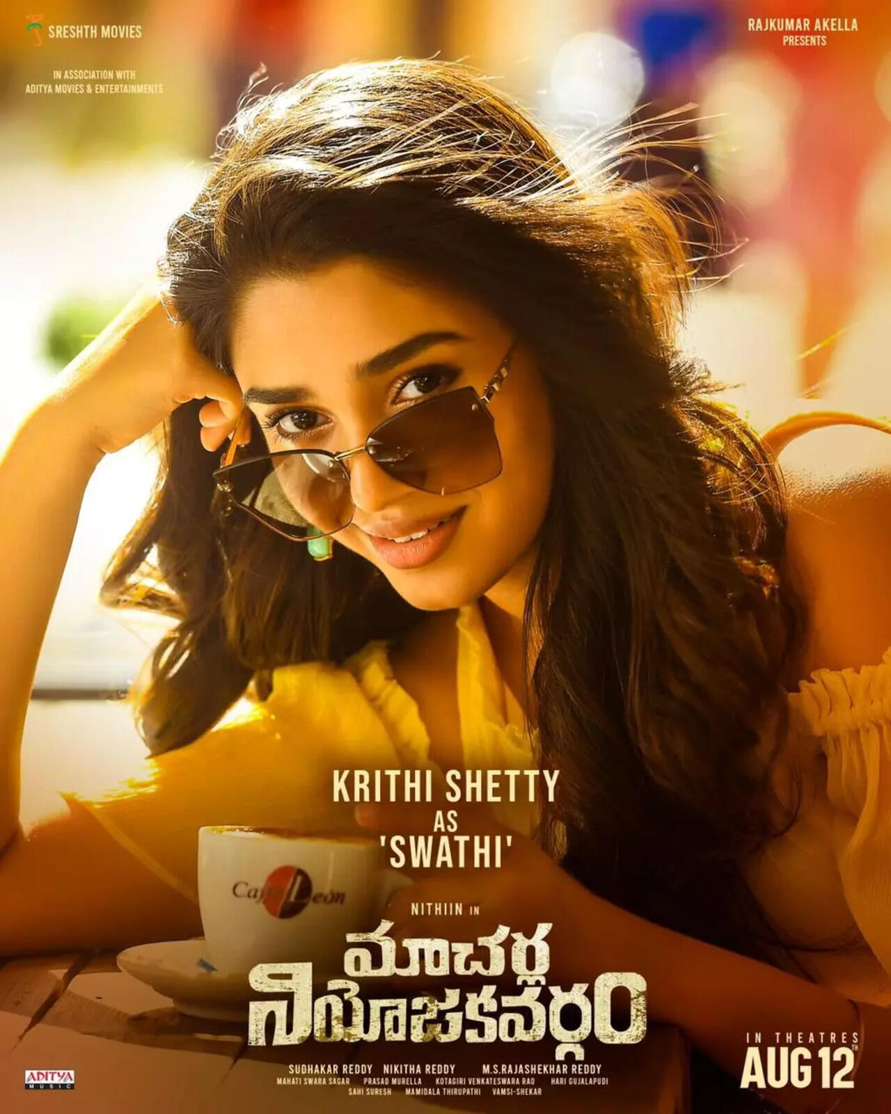 Krithi Shetty's stylish first look from Nithiin's 'Macherla Niyojakavargam'  Unveiled | Telugu Movie News - Times of India