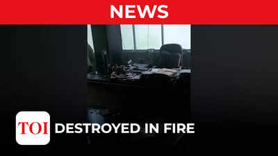 Lucknow: MVVNL MD's office destroyed in fire, no casualties reported