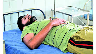 Student of Gadvasu on hunger strike hospitalised