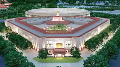 Delhi: 25% work still pending on new Parliament building | Delhi News ...