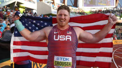 Ryan Crouser finally bags shot-put gold at World Championships in US ...