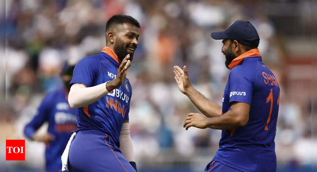 India vs England 2022: Hardik Pandya proud to fill Jasprit Bumrah’s shoes as India win ODI series | Cricket News – Times of India