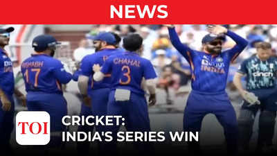 India beat England by five wickets in third ODI to win series