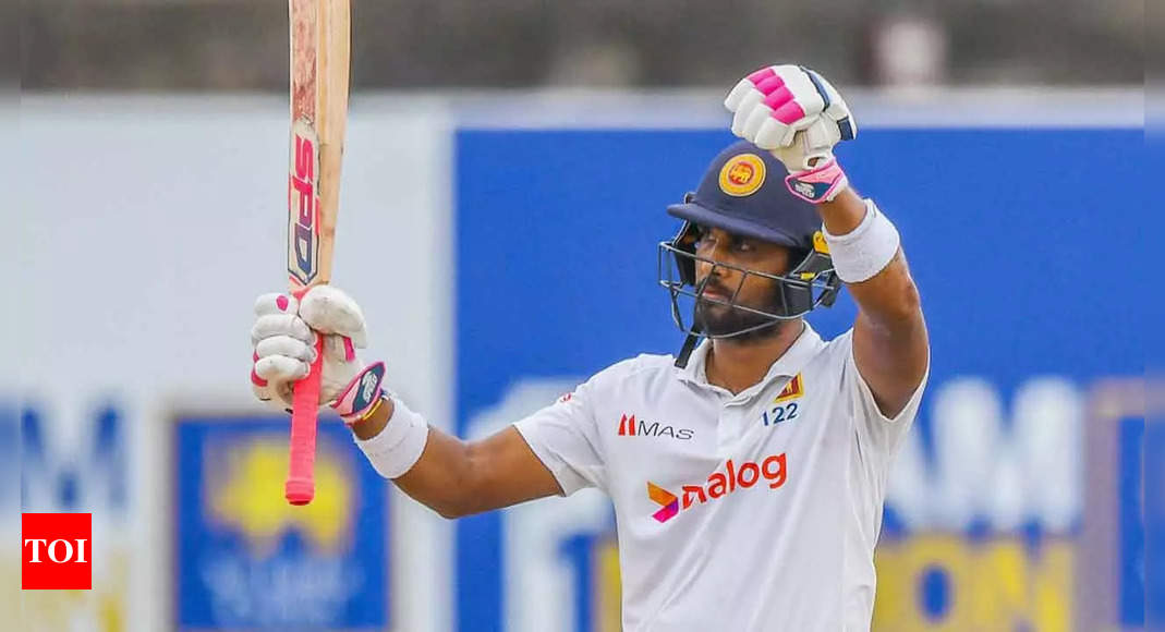 Dinesh Chandimal powers Sri Lanka’s lead past 300 against Pakistan in first Test | Cricket News – Times of India