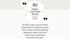 FDCI India Couture Week 2022: Here's a sneak peek