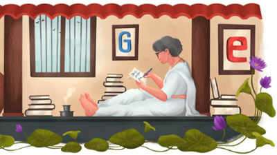 Google Doodle by Kerala artist pays tribute to grandmother of Malayalam poetry Balamani Amma on 113th birth anniversary