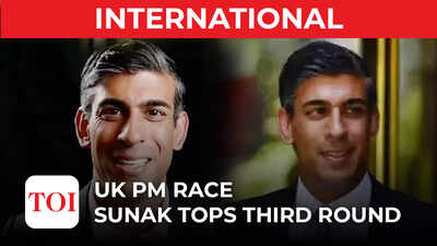 Rishi Sunak tops third round of voting for new UK PM, only 4 remain in race