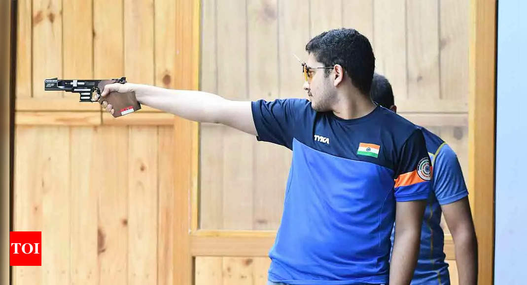 Anish Bhanwala, Rhythm Sangwan win bronze in Changwon Shooting World Cup | More sports News – Times of India