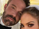 Dreamy wedding pictures of Jennifer Lopez and Ben Affleck from Vegas go viral!