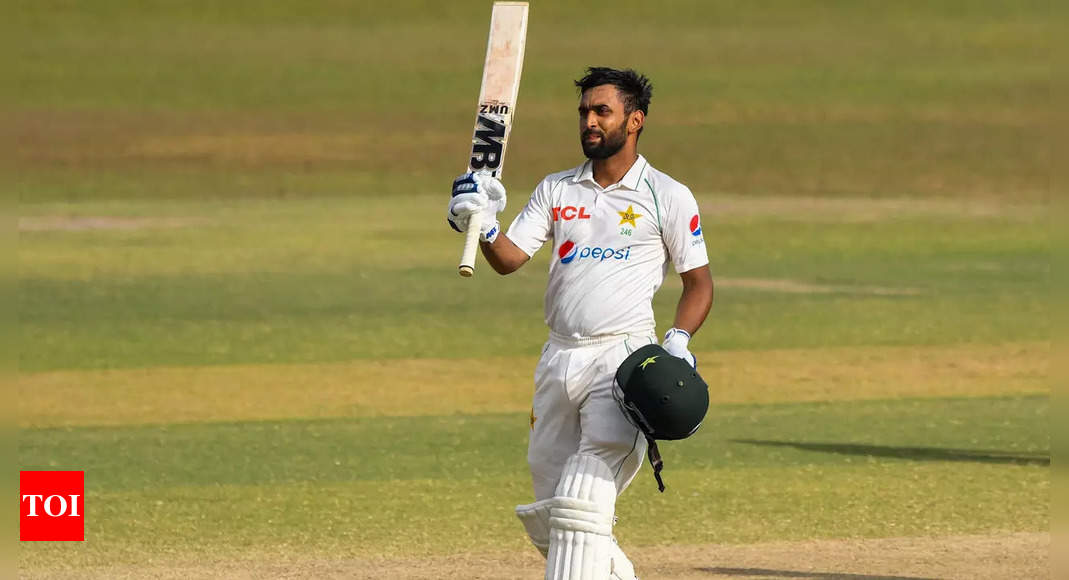 Sri Lanka vs Pakistan, 1st Test: Ton-up Shafique drives Pakistan’s record chase at Galle | Cricket News – Times of India