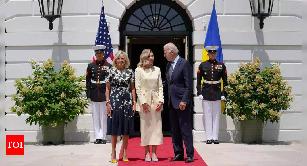 Jill Biden, Ukraine’s first lady meet again, this time at White House – Times of India