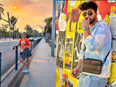 From enjoying sunsets in Barcelona to strolls in the lanes of Amsterdam; here's a look at lovebirds Aly Goni and Jasmin Bhasin's romantic vacation in Europe