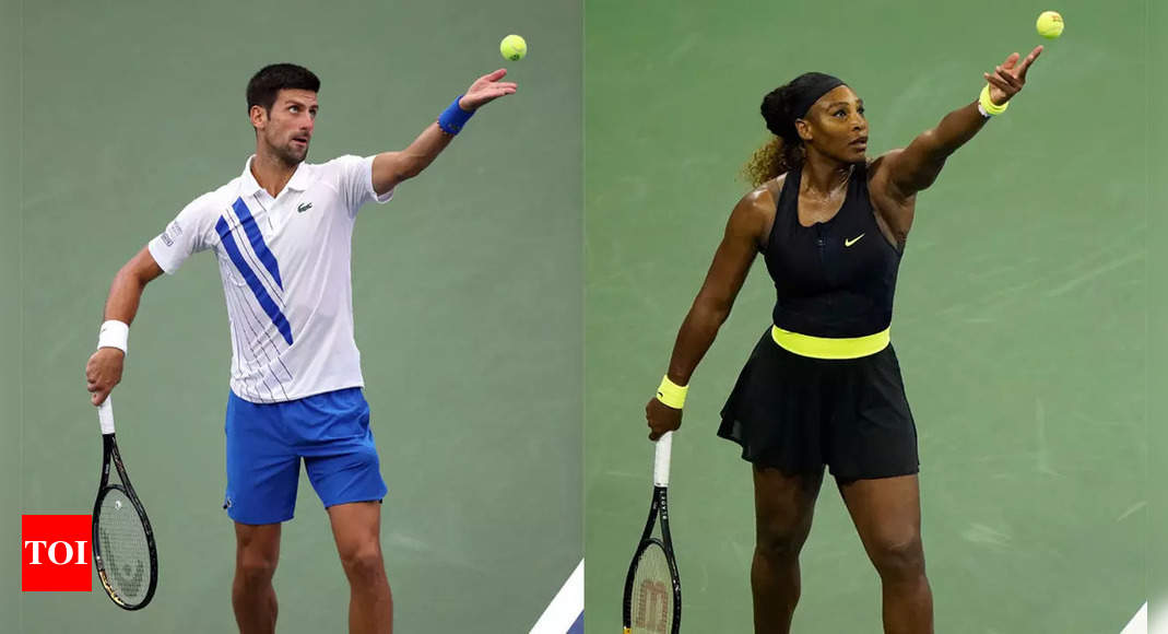Serena Williams and Novak Djokovic included in US Open entry list | Tennis News – Times of India