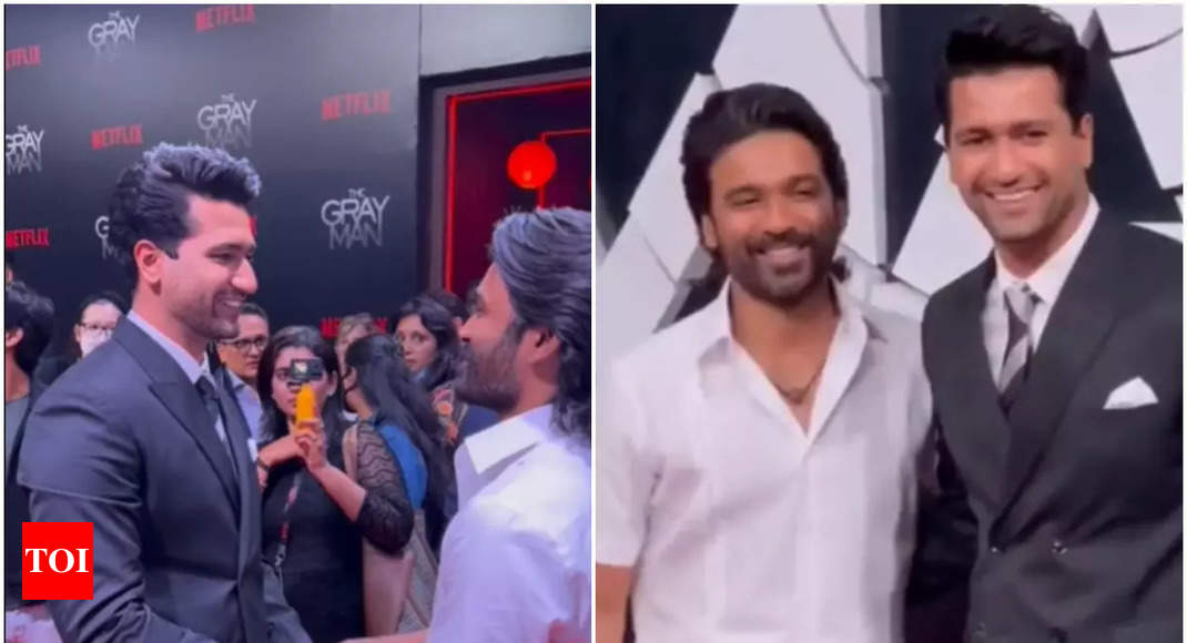 The Gray Man Mumbai Premiere: Dhanush And Russo Brothers Arrive In Style