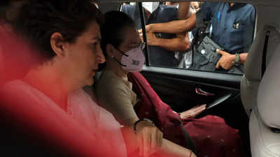 National Herald case: Rahul, Priyanka accompany Sonia Gandhi to ED office