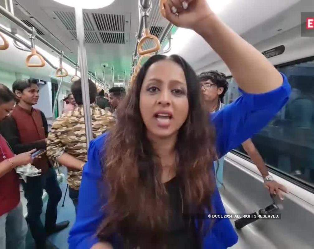 
Vaishali Samant: I am super excited to launch my new song at the Metro station
