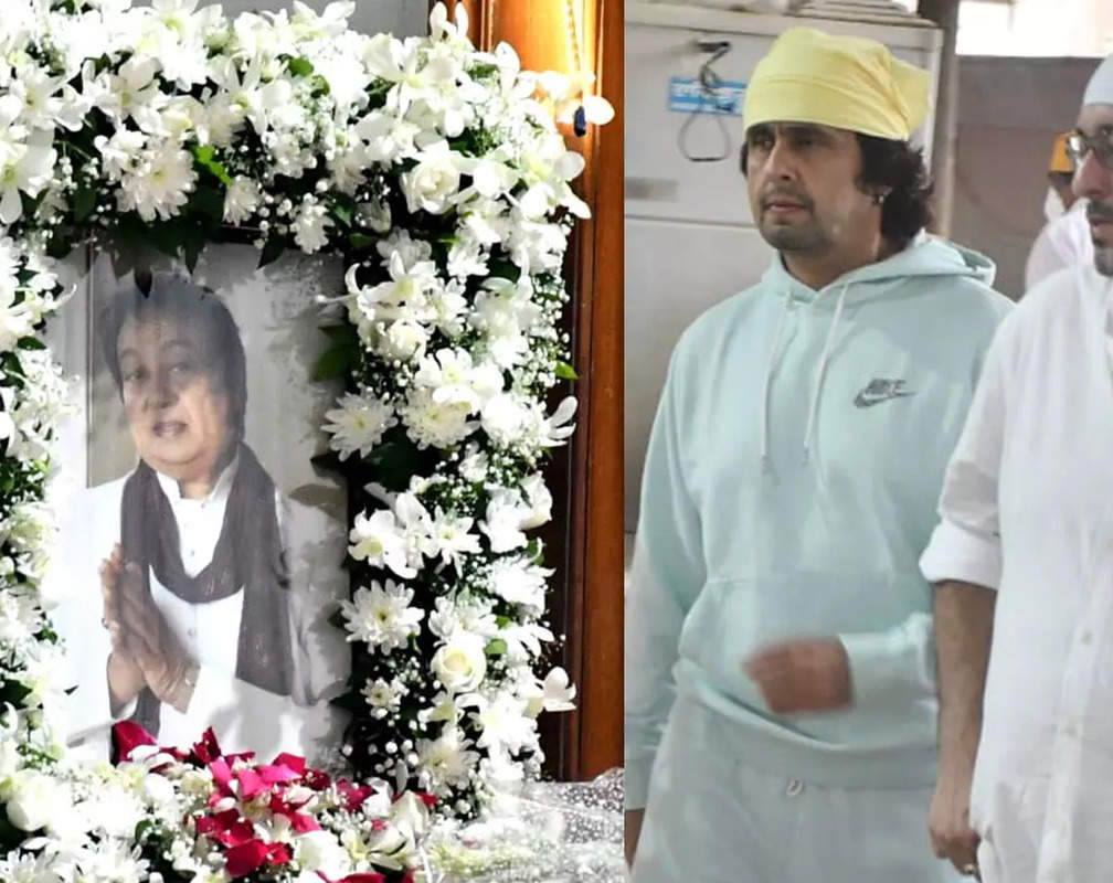 
Sonu Nigam, Poonam Dhillon and others attend late singer Bhupinder Singh's prayer meet in Mumbai
