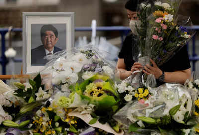 Japan plans September 27 state funeral for Shinzo Abe - Times of India