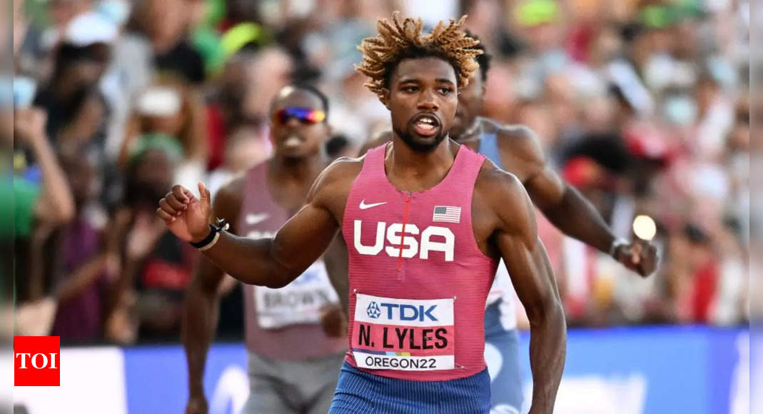 World Athletics Championships: Noah Lyles defends 200m crown as US sweep podium | More sports News – Times of India