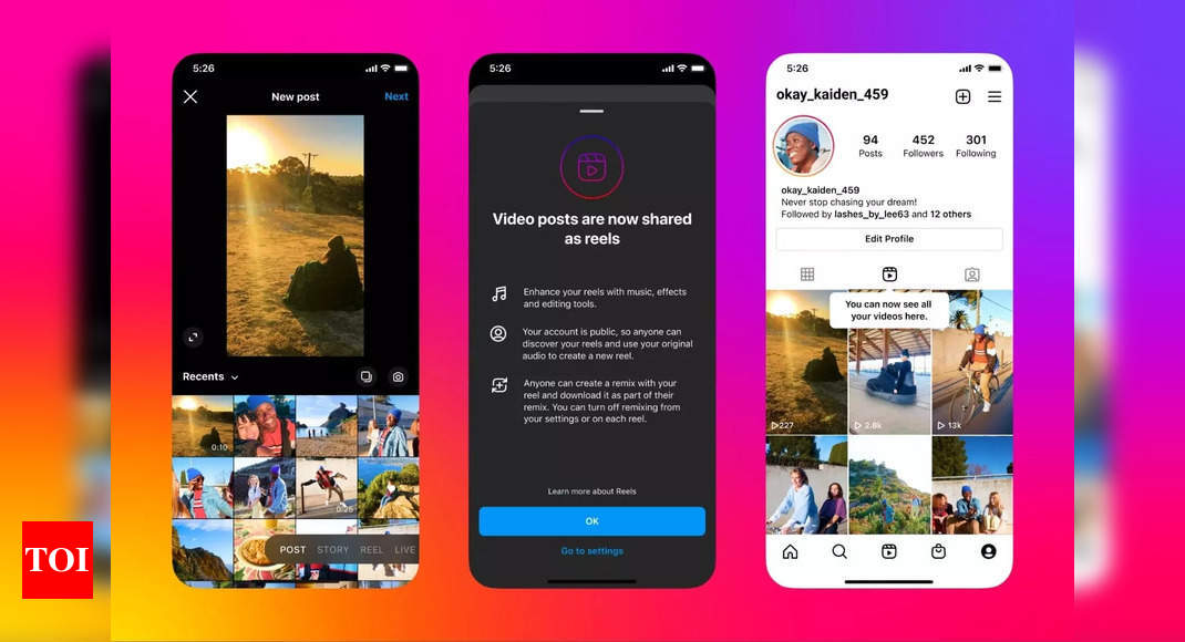 Explained: How and why Instagram is changing the rules for sharing video posts and what they mean for you – Times of India