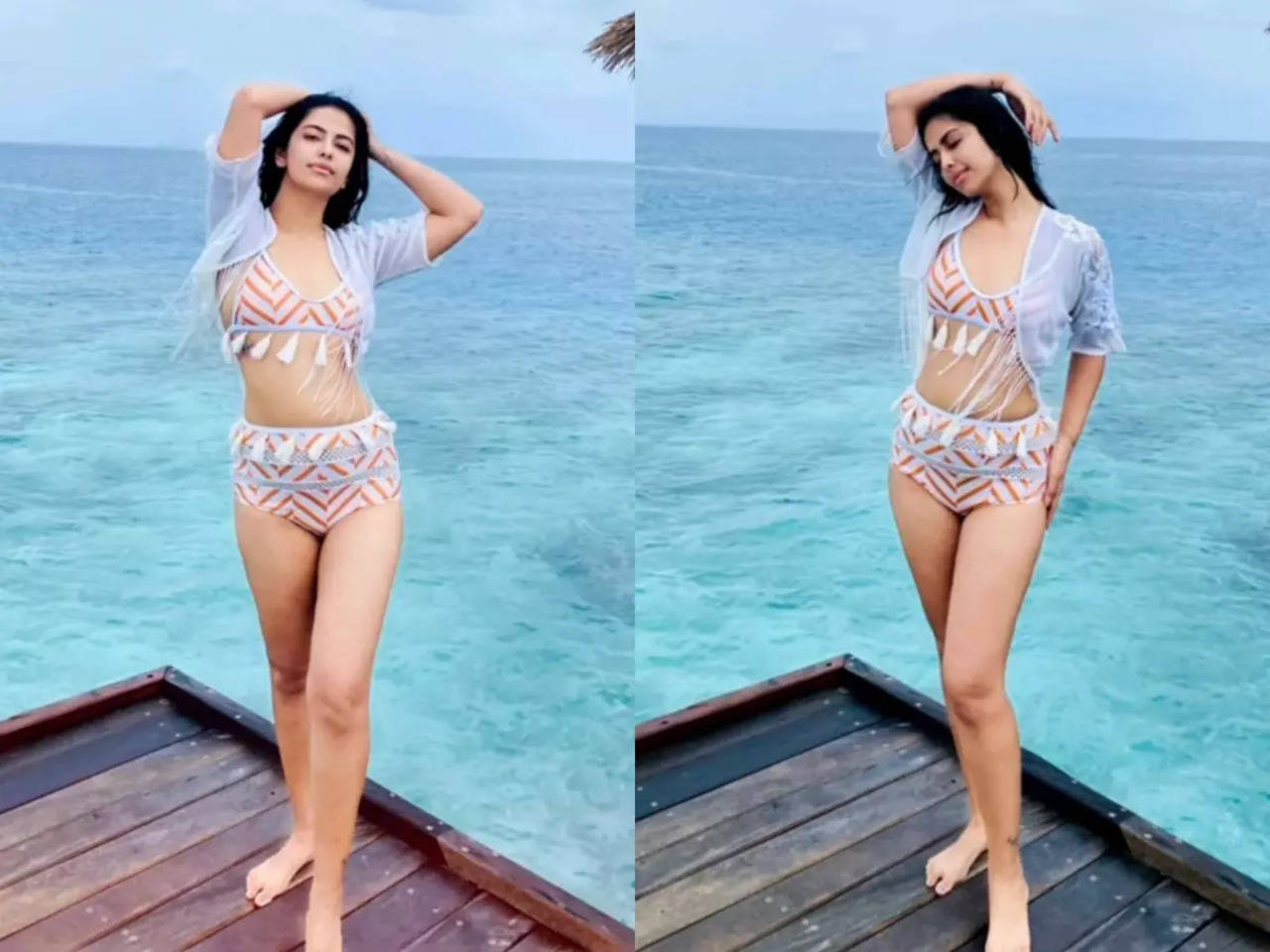 Avika Gor Xxx Bf - Balika Vadhu fame Avika Gor dons stylish beachwear in Maldives; watch -  Times of India