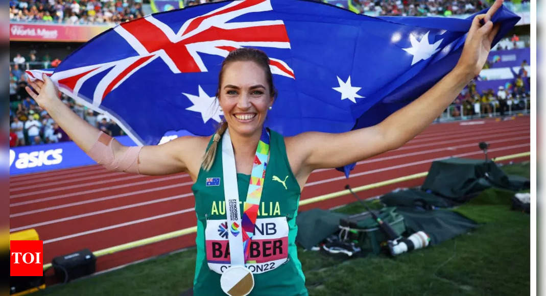 World Athletics Championships: Kelsey-Lee Barber retains javelin title with world-leading throw | More sports News – Times of India