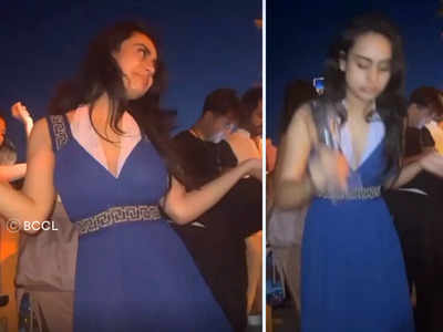 Nysa Devgn dances like nobody's watching at a party with friends in Greece; troll says 'Baap ke paise pe aish'