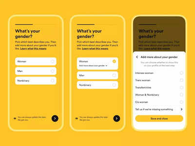 Bumble updates gender identity options on the app