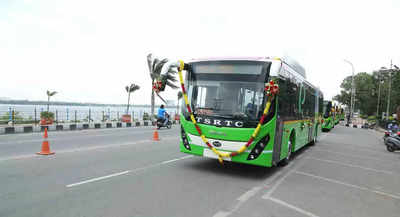 Olectra To Supply 300 Electric Buses Worth Rs 500 Crore To Telangana Times Of India