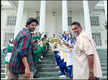 
'Shehzada' Kartik Aaryan shares a cool pic with Ganesh Acharya as he shoots his 'first song with Master ji'
