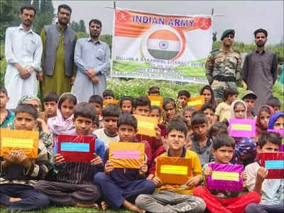 Army brings cheers to nomad children distributes books, also holds tree plantation drive