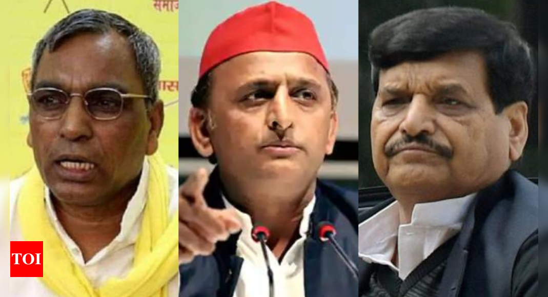 SBSP chief Rajbhar, Akhilesh’s uncle Shivpal end alliance with SP after party sends them ultimatum | India News – Times of India