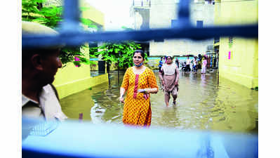 Nearly 27% aspirants miss REET due to rains, waterlogging in Jaipur