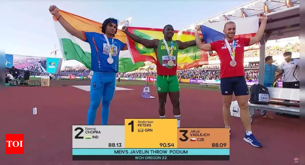 Neeraj Chopra creates history, becomes first Indian ever to win silver at World Athletics Championships | More sports News
