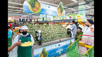 Assam’s pineapples make way to Dubai market