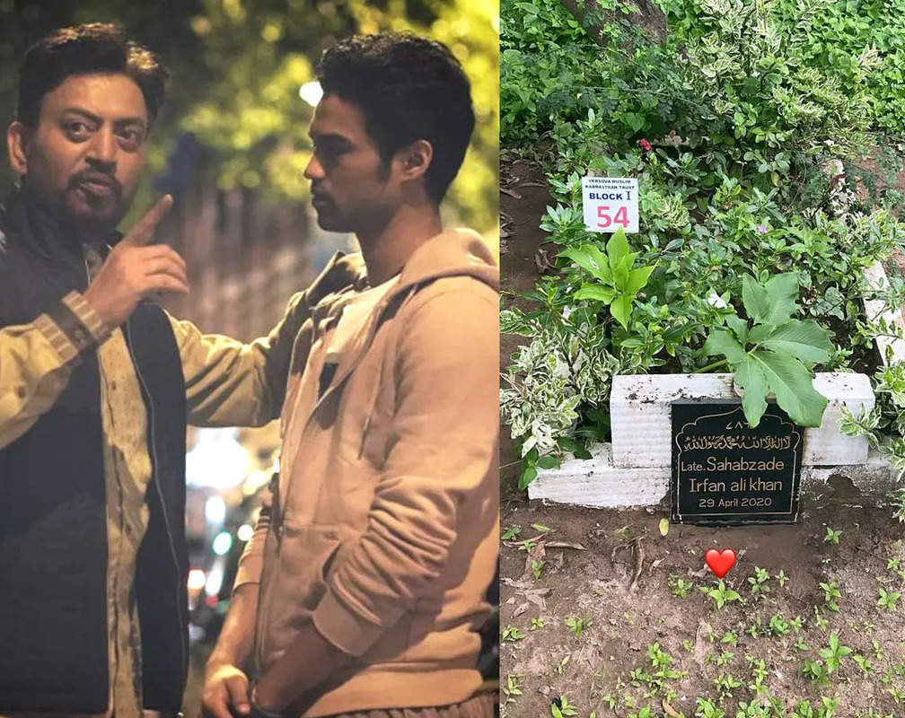 
Babil Khan misses father Irrfan Khan, shares picture of his grave
