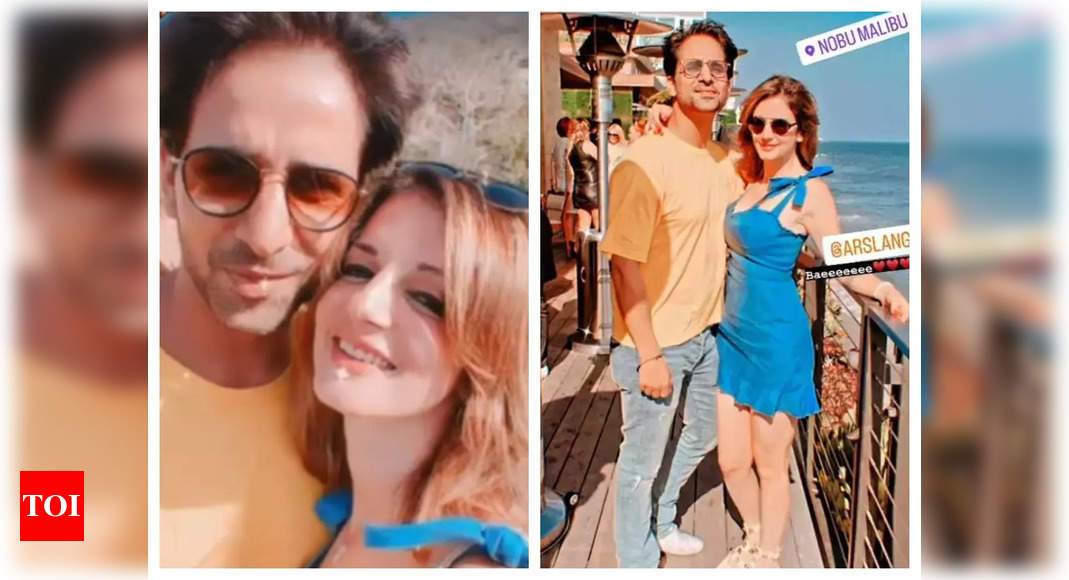 Sussanne Khan shares romantic photos from her Malibu vacation with beau Arslan Goni – Times of India