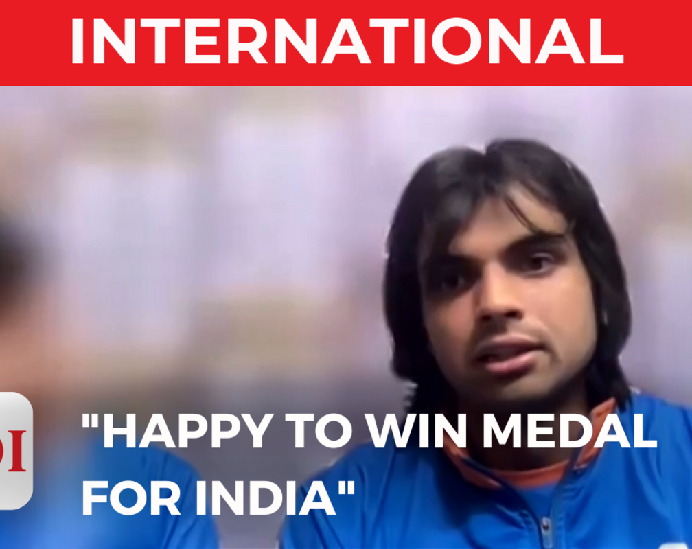 
"Happy to win medal for India", says Neeraj Chopra after World Athletics Championships
