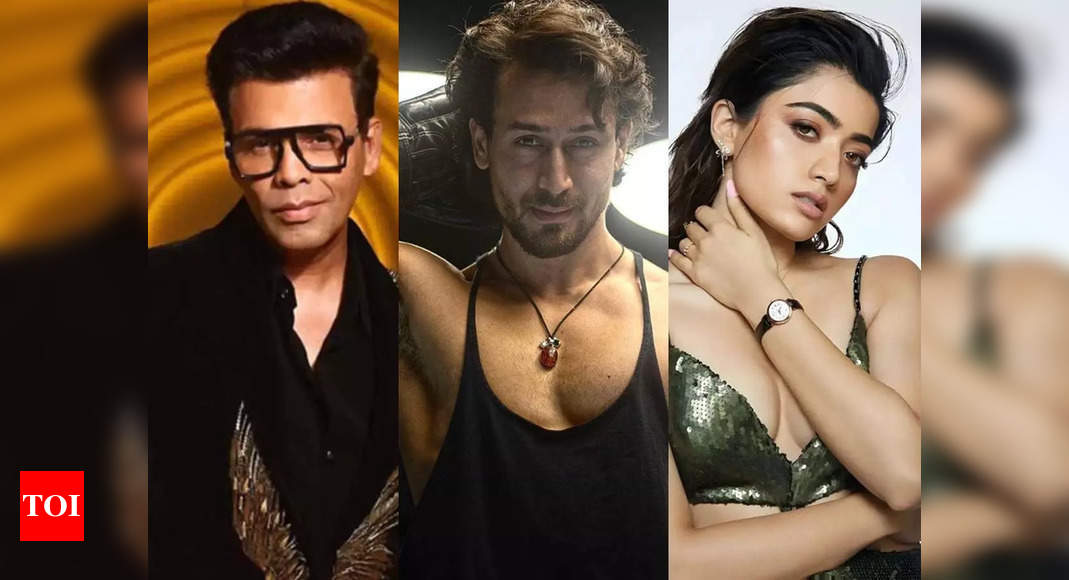 Karan Johar to make a big announcement tomorrow; we wonder if it is Tiger Shroff and Rashmika Mandanna’s film! – Times of India