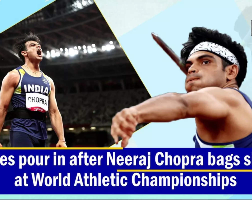 
Wishes pour in after Neeraj Chopra bags silver at World Athletic Championships
