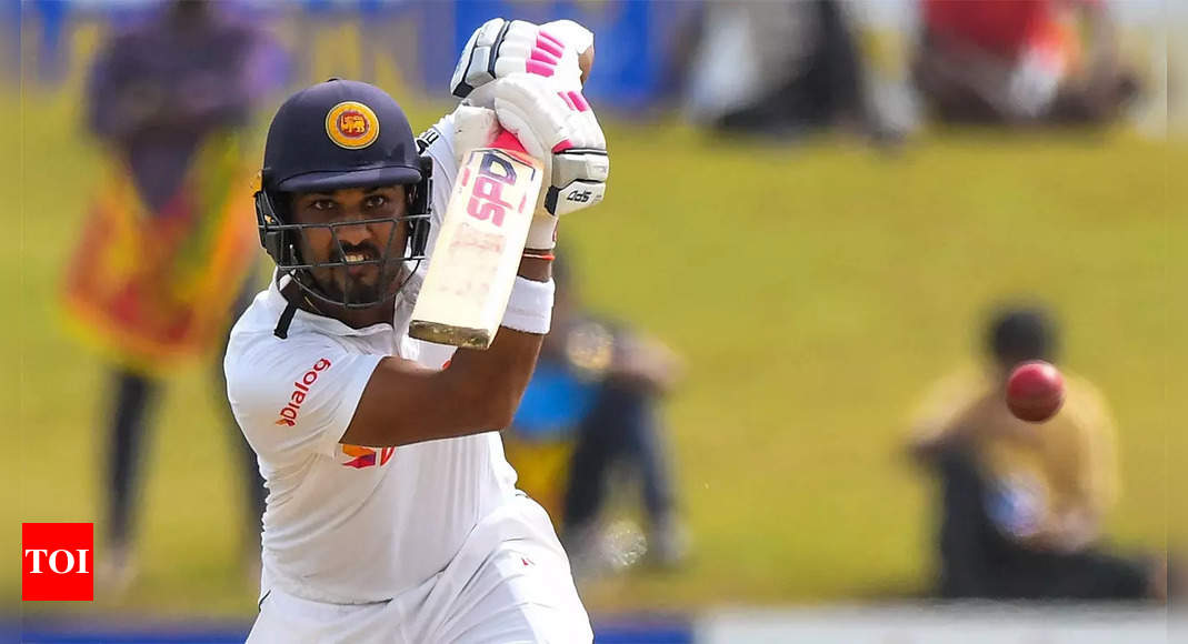 Dinesh Chandimal propels Sri Lanka in Angelo Mathews’ 100th Test | Cricket News – Times of India