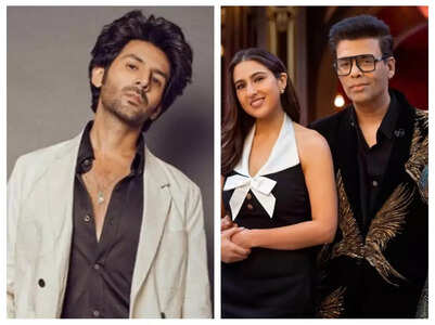 Kartik Aaryan takes a dig at Sara and KJo